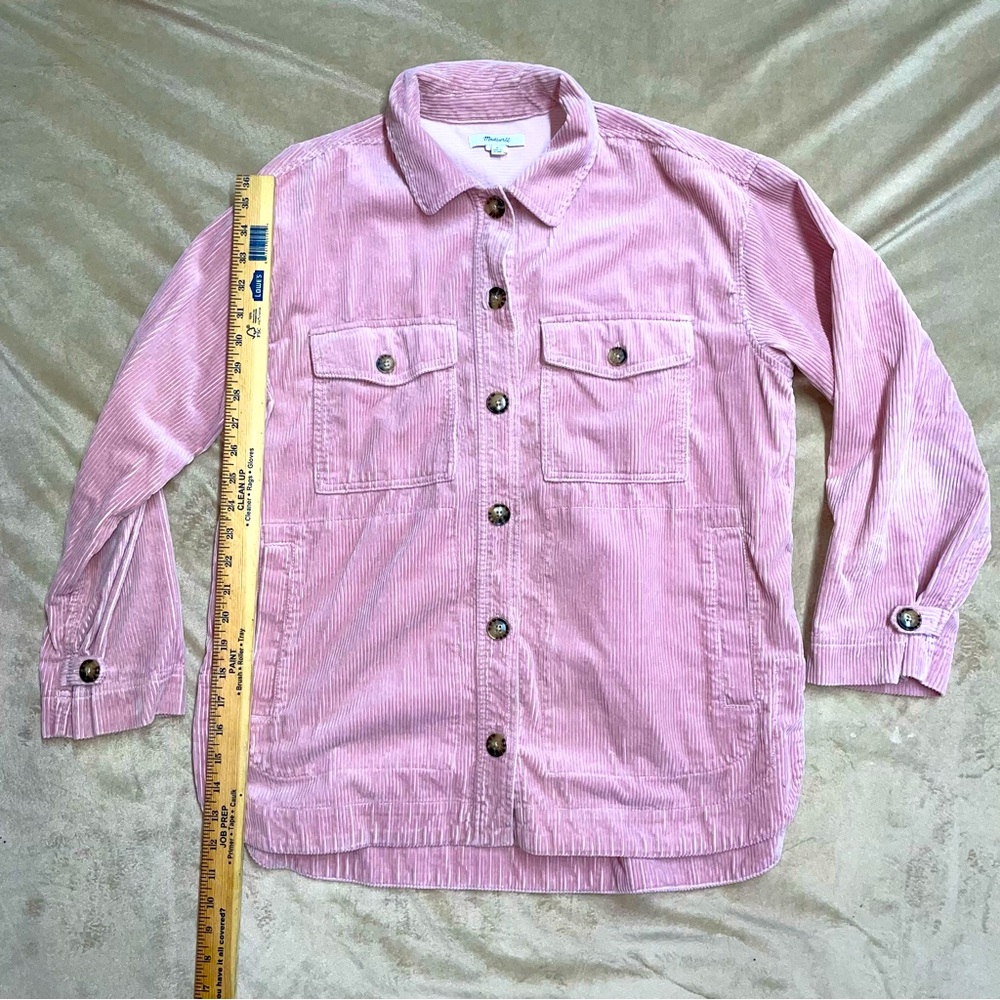 Madewell Pink Corduroy Pink Yorkway Shirt